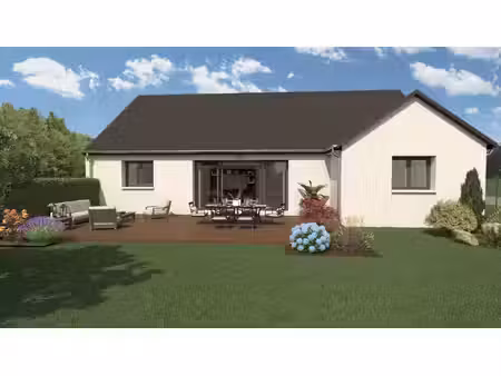 terrain avec maison neuve à vendre
