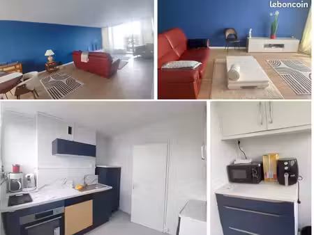appartement meublé 86 m² – 2 chambres – mont-saint-aignan – 1 500 + charges