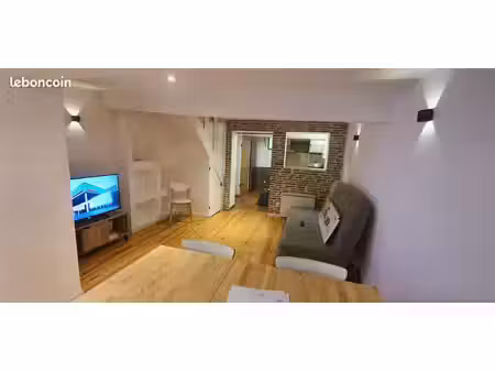 charmant t3 meublé 60 m² – rue piétonne – 540 hc