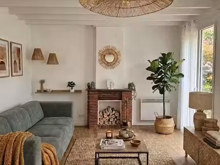 maison meublée 56 m² rénovée à neuf – jardin & parking – feins