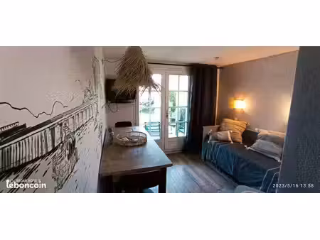 appartement meublé de 23 m² avec terrasse de septembre à juin