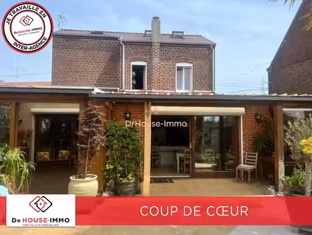 maison individuelle - 145 m² - 3 chambres - terrain de 1 800 m² - garage  carport et...