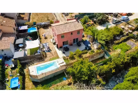 tourette levens maison 4p 93m² terrain piscine