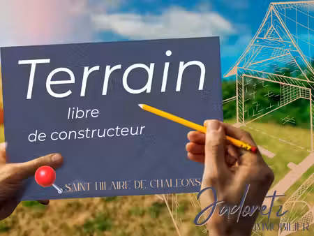 terrain libre de constructeur 350 m2 saint hilaire de chaleo