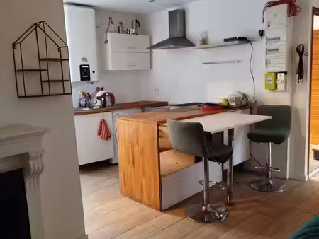 appartement avec cours privative et garage