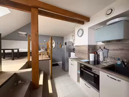 a vendre moelan sur mer (29350) appartement duplex 2 pièces 1 chambre 22 m2