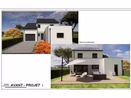 terrain avec maison neuve à vendre