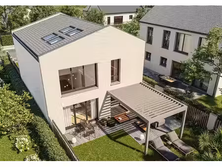 terrain avec maison neuve à vendre