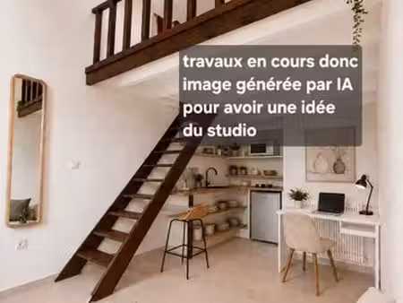 studio 19m2 avec mezzanine