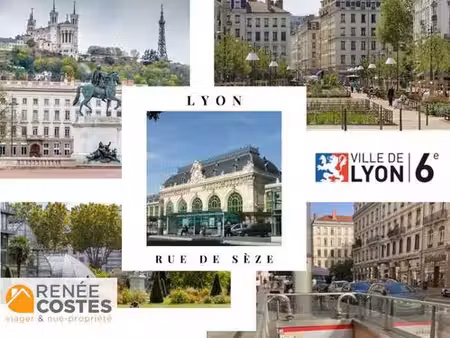 viager occupé - f78 ans - lyon (69006)
