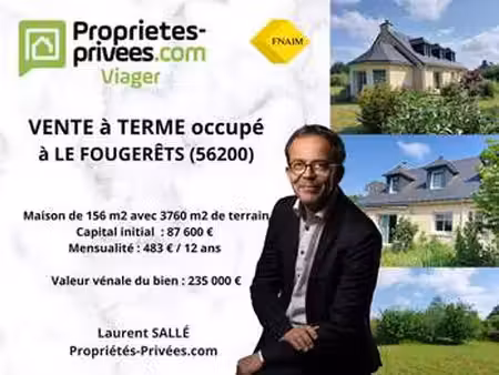 vente maison aux fougerêts (56200) : à vendre / 156m² les fougerêts