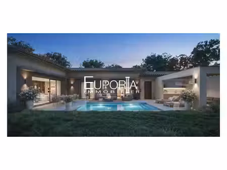 villa 4 pièces de 130 m² avec piscine  jardin de 171 m² et do