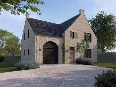 stijlvolle bijna energie neutrale nieuwbouwwoning op een perceel van 8a41ca gelegen op een