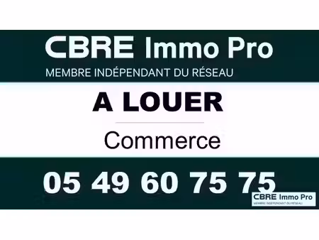 location commerce bessines 131 m²
