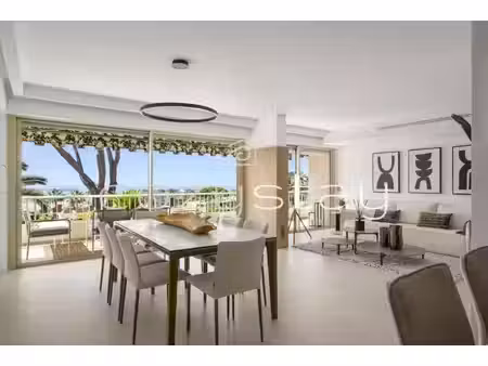 5 pièces d'exception  vue mer  2 parkings  cannes californie