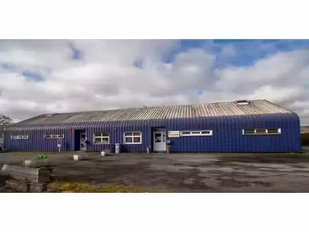 entrepôt de 430 m2 en zone artisanale emplacement stratégique à l’entrée de grand-bourg