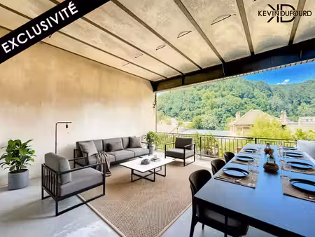 appartement duplex de 100m² avec terrasse à vals les bains