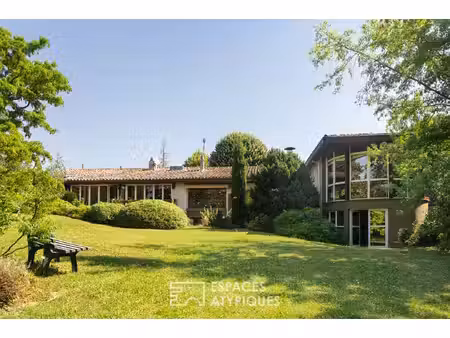 maison d'architecte en coeur de ville à beaumont de lomagne