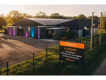 vente local industriel 3 pièces 1200 m² candé (49440)