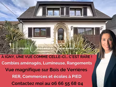 igny 185 m2 face à la nature : une maison familiale rare