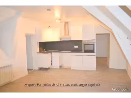 f3 en duplex centre de loué 72