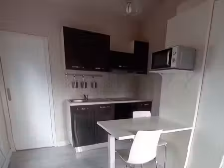 location studio meublé avec petit jardin