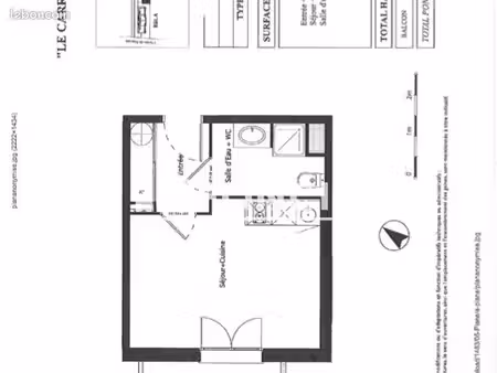 appartement 1 pièce 24 m²