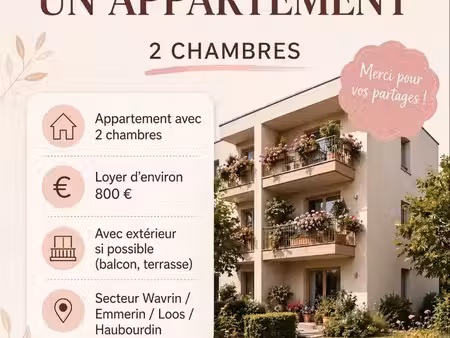 recherche un appartement