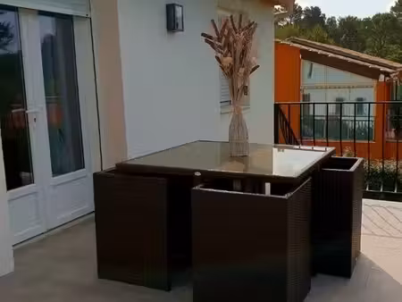 appartement t2 meublé à l année avec terrasse