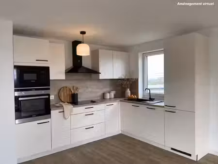 appartement à louer avec terrasse et 2 chambres   feschaux (vbe60618)