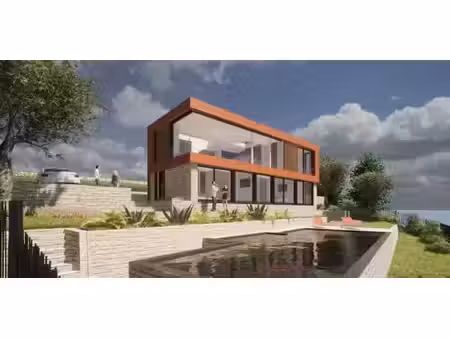 maison contemporaine avec piscine et jardin la turbie (06)