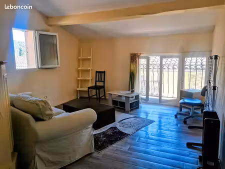 location meublee duplex mezzanine valbonne village centre