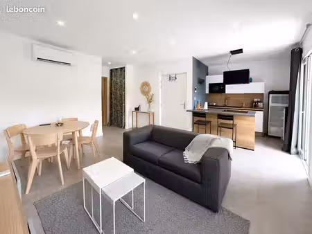 appartement t2 meublé 44 m² avec grande terrasse – centre de peynier