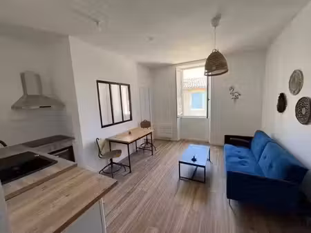 location meublée appartement 2 pièces 33.57 m² à landiras (33720)  580 €