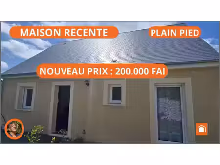 maison récente de 2024  prête à vivre