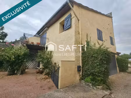 maison de 213m2 à lacrost avec local commercial