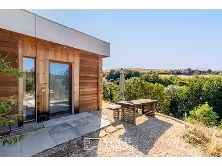 maison bioclimatique avec sa vue dégagée