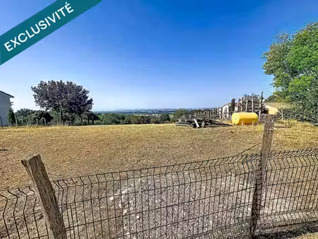 magnifique terrain avec vue exceptionnelle