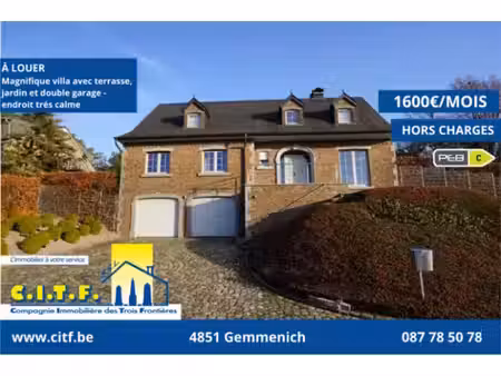 maison à louer à heidkopf 8 la calamine (vbe60711)