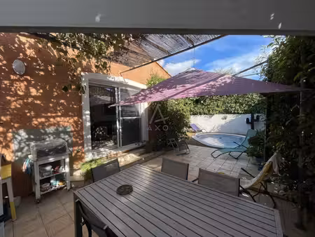 vente villa paulhan  106m² 4 pièces 325 000€ avec piscine