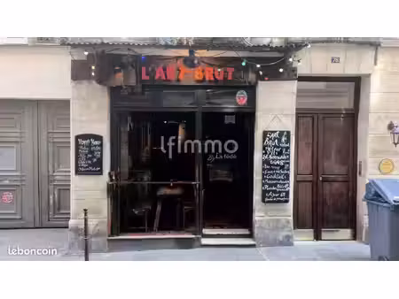 bar  fond de commerce 40 m² paris