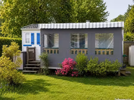 mobil-home 4 saisons – parcelle 350 m² en jouissance – domaine ouvert toute l’année