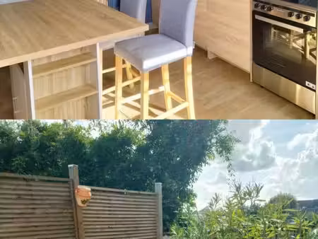 à louer appartement meublé 54m2 avec jardin