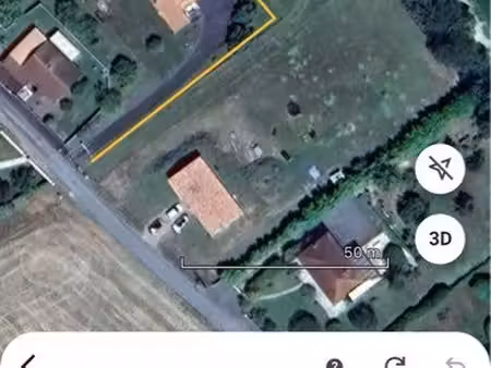 vend terrain à bâtir