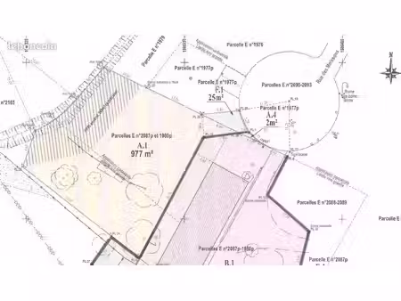 terrain constructible 1002m²