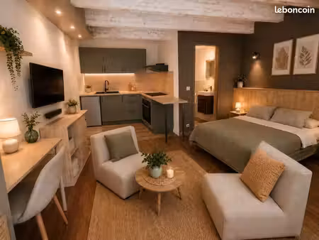 studio meublé et climatisé à louer - quartier recherché du vieux pringy (77)