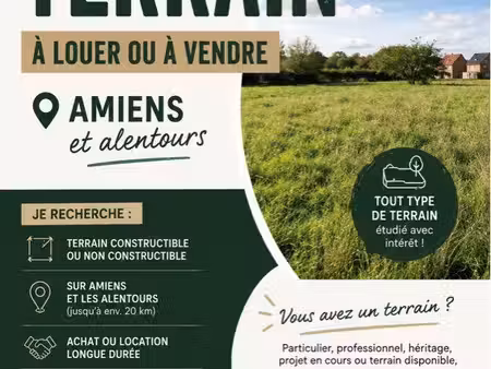 terrain louer