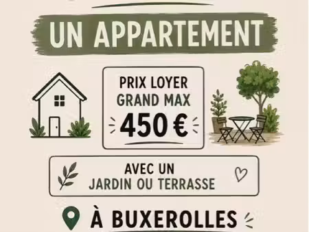 recherche appartement buxerolles