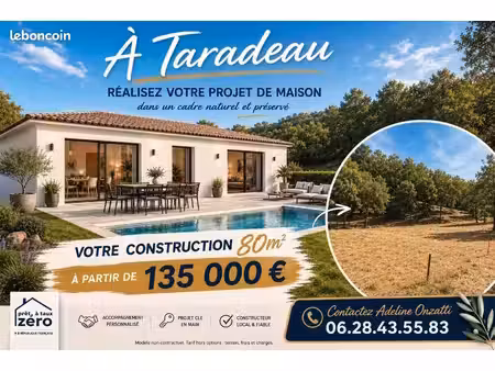 terrain 1 020 m² taradeau