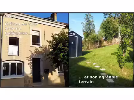 grande maison de ville avec terrain